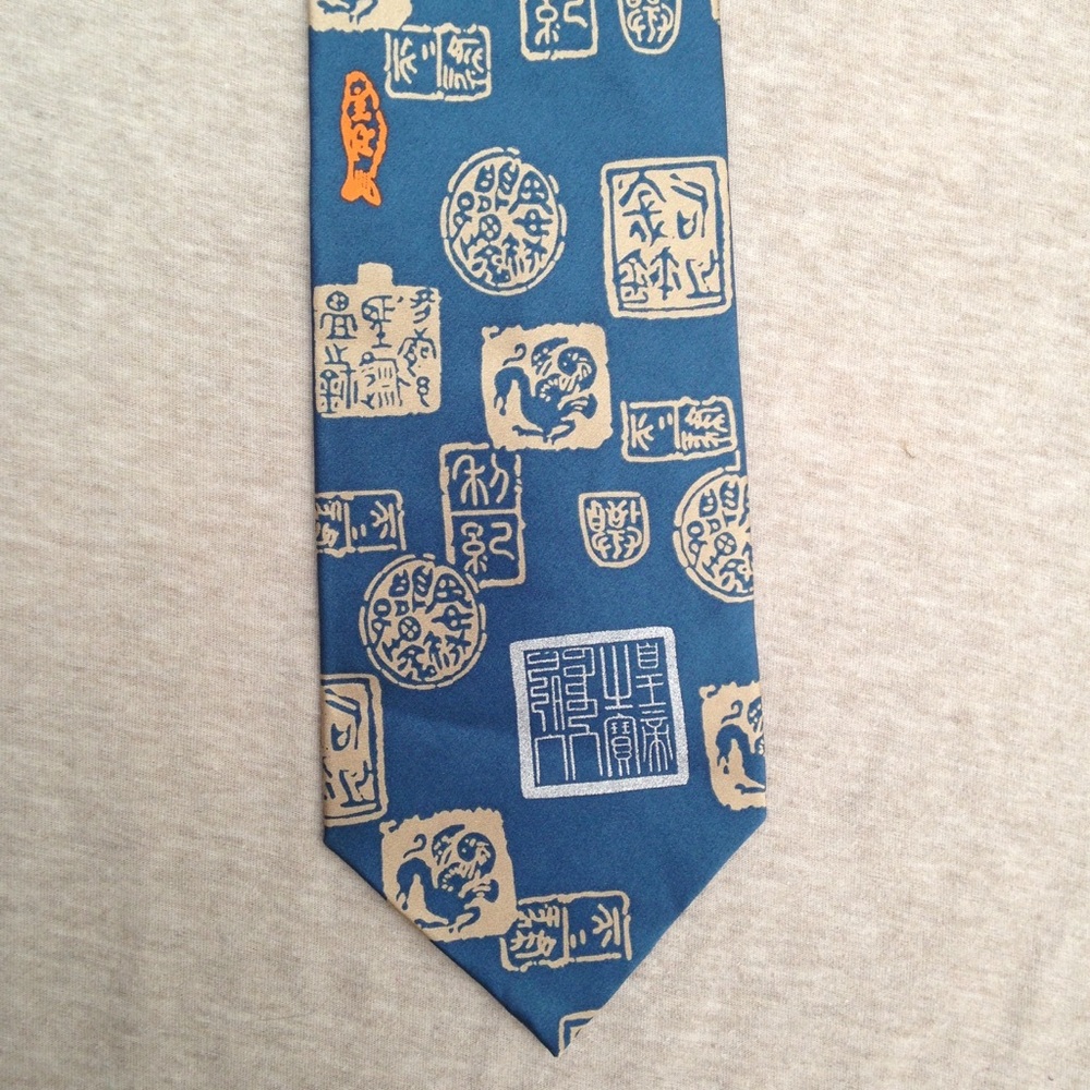 men's - two awesome ties - 3.75" wide